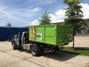 New Orleans roll-off dumpster rental truck
